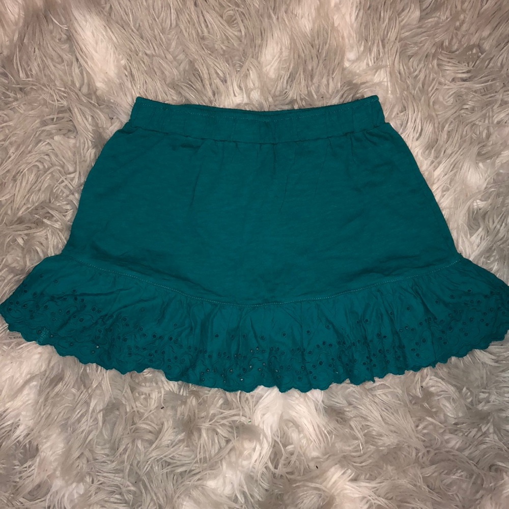 Girls turquoise skirt